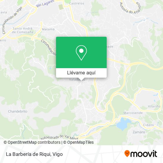 Mapa La Barbería de Riqui