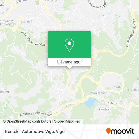 Mapa Benteler Automotive Vigo