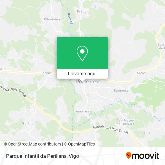 Mapa Parque Infantil da Perillana