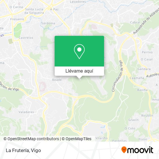 Mapa La Frutería