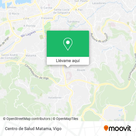 Mapa Centro de Salud Matama