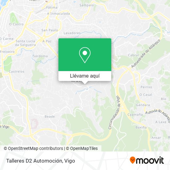 Mapa Talleres D2 Automoción