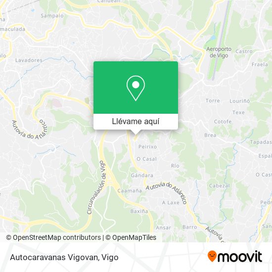 Mapa Autocaravanas Vigovan