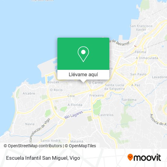 Mapa Escuela Infantil San Miguel