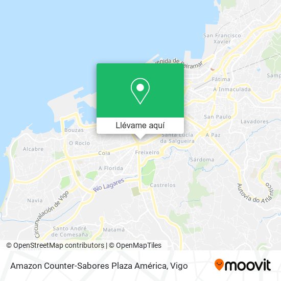 Mapa Amazon Counter-Sabores Plaza América