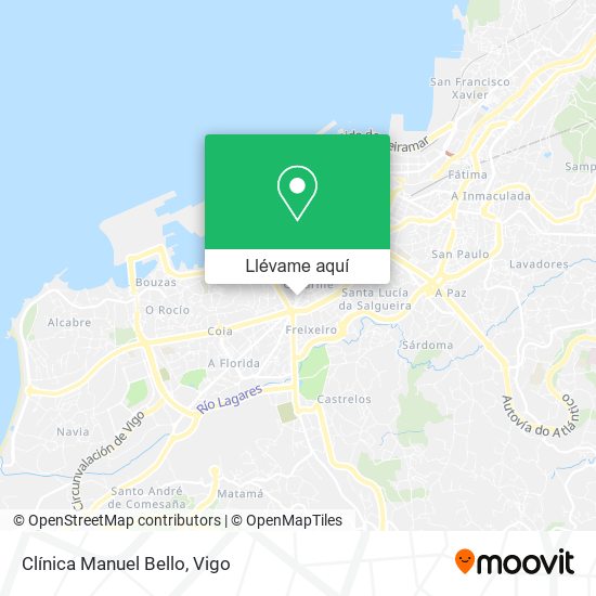 Mapa Clínica Manuel Bello