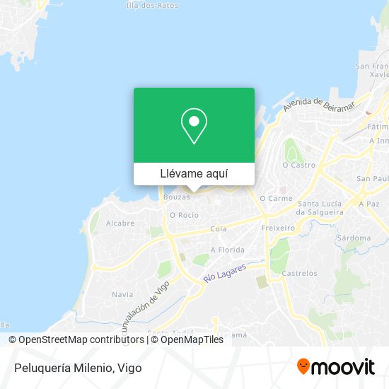 Mapa Peluquería Milenio