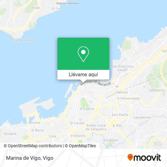 Mapa Marina de Vigo