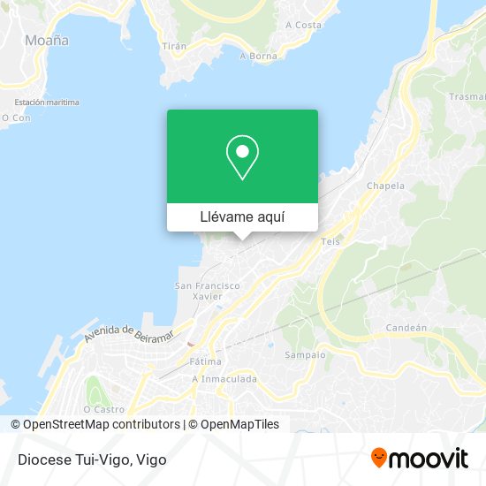 Mapa Diocese Tui-Vigo