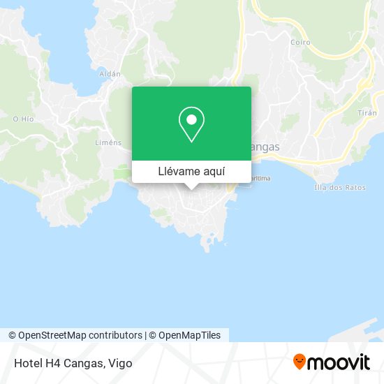 Mapa Hotel H4 Cangas