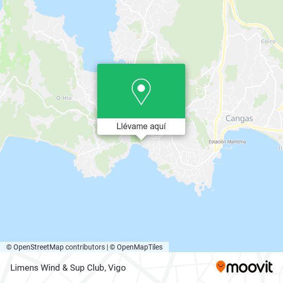 Mapa Limens Wind & Sup Club