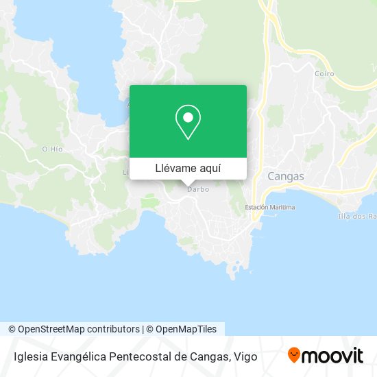 Mapa Iglesia Evangélica Pentecostal de Cangas