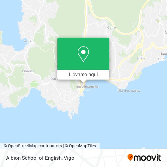 Mapa Albion School of English