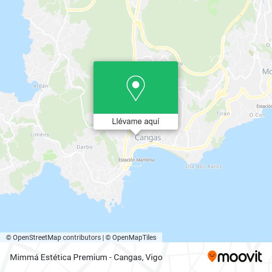 Mapa Mimmá Estética Premium - Cangas
