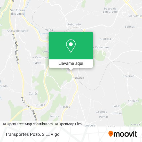 Mapa Transportes Pozo, S.L.