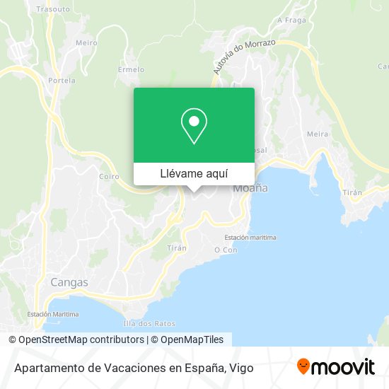 Mapa Apartamento de Vacaciones en España