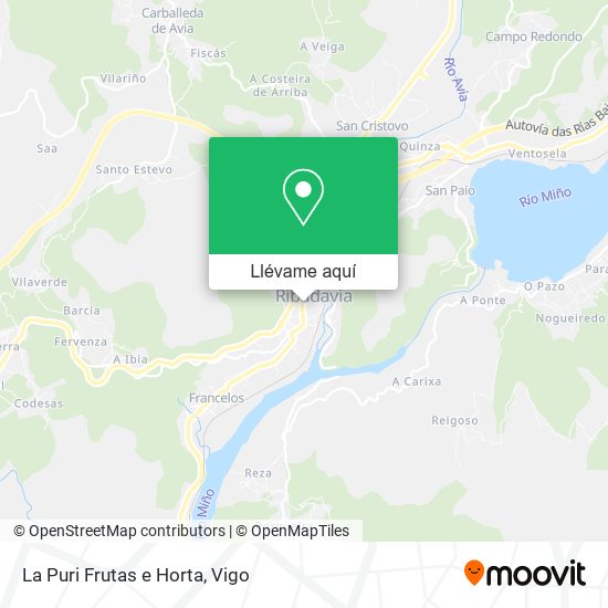 Mapa La Puri Frutas e Horta