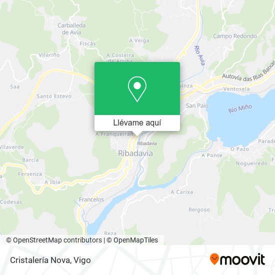 Mapa Cristalería Nova