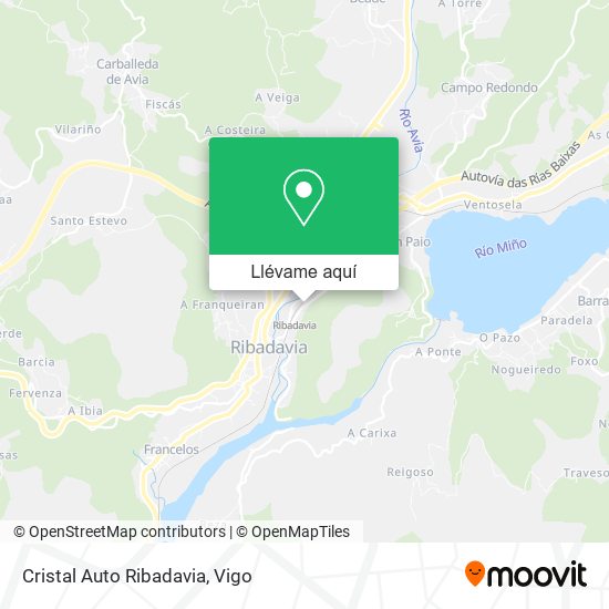Mapa Cristal Auto Ribadavia
