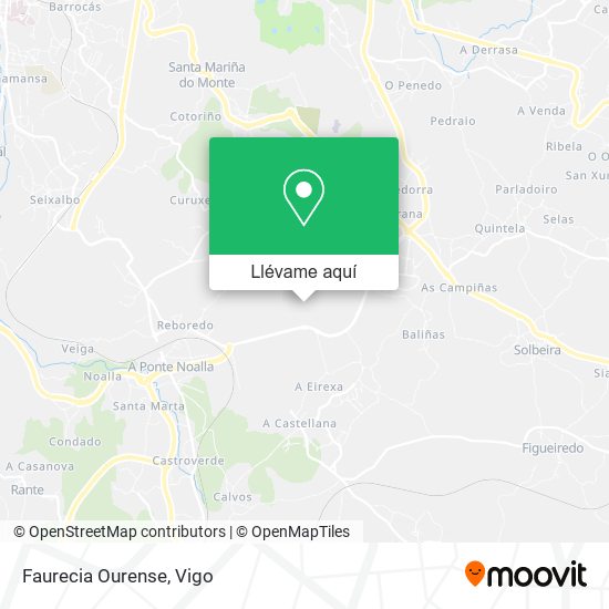 Mapa Faurecia Ourense