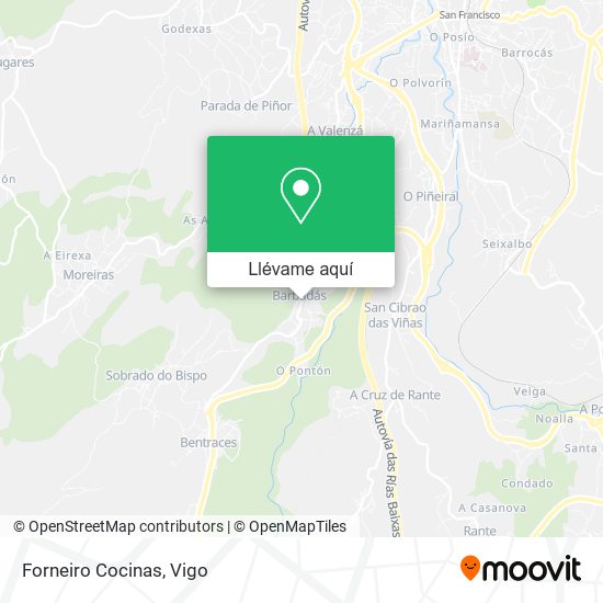 Mapa Forneiro Cocinas