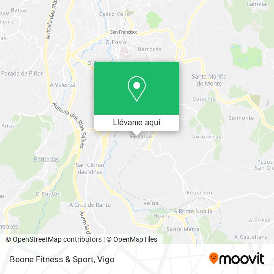 Mapa Beone Fitness & Sport