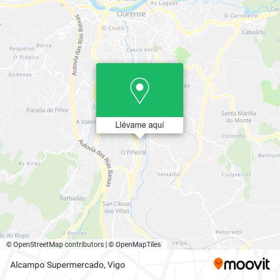Mapa Alcampo Supermercado
