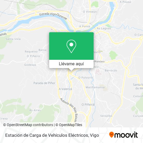 Mapa Estación de Carga de Vehículos Eléctricos