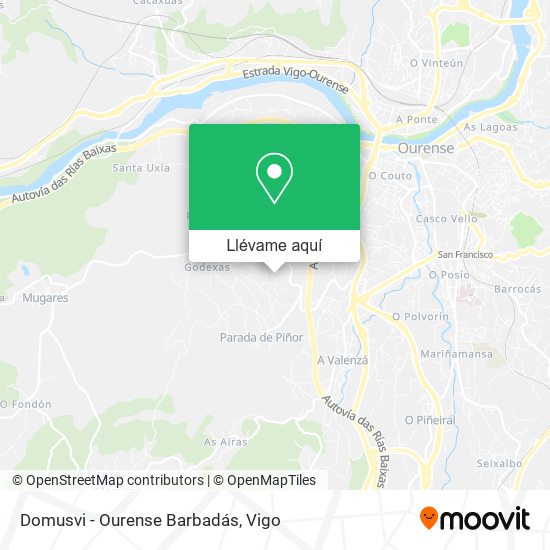 Mapa Domusvi - Ourense Barbadás