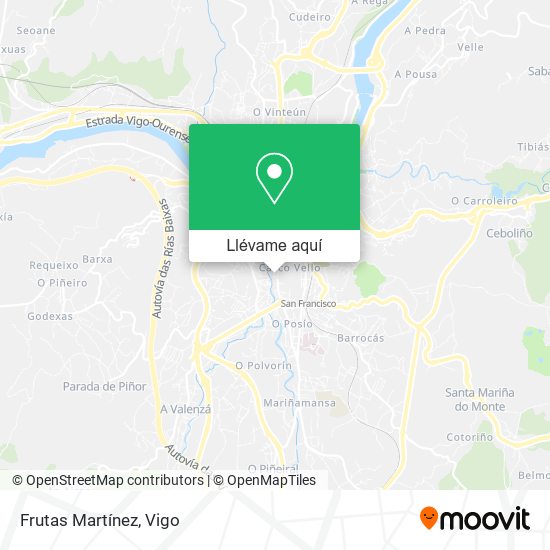 Mapa Frutas Martínez