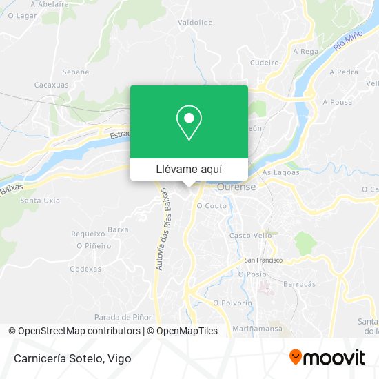 Mapa Carnicería Sotelo
