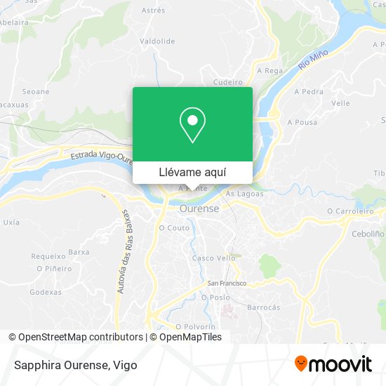 Mapa Sapphira Ourense