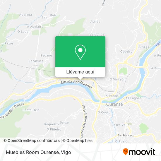 Mapa Muebles Room Ourense