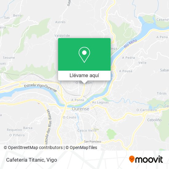 Mapa Cafetería Titanic