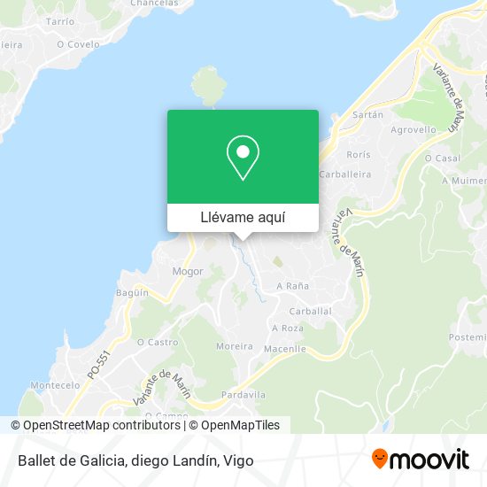 Mapa Ballet de Galicia, diego Landín