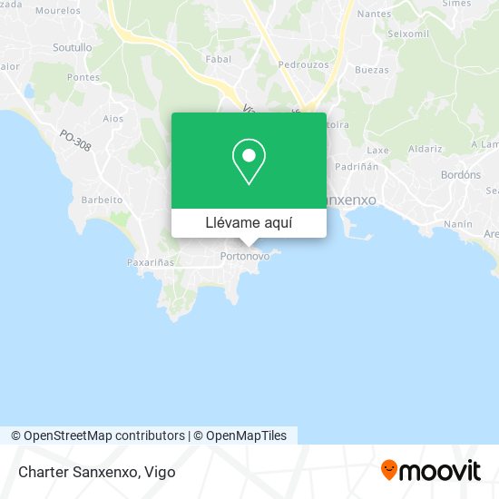 Mapa Charter Sanxenxo