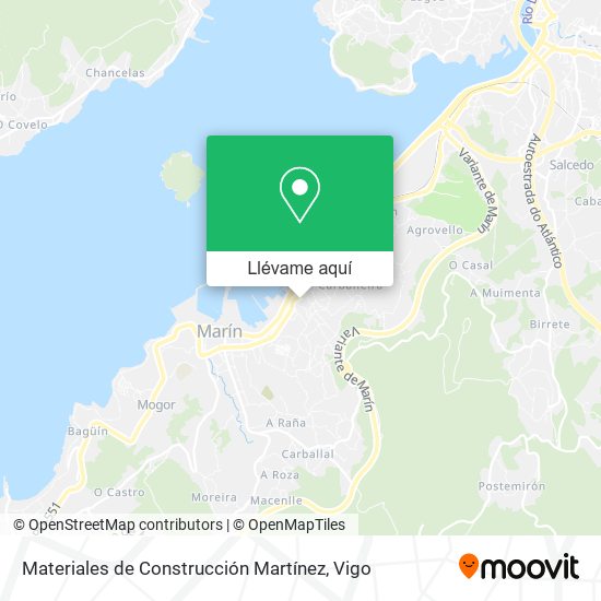 Mapa Materiales de Construcción Martínez