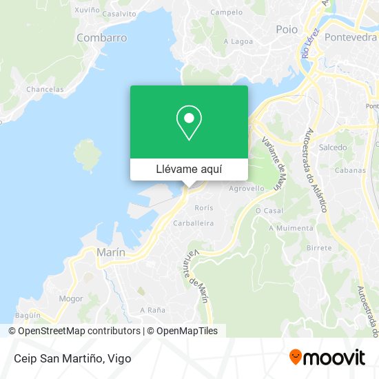 Mapa Ceip San Martiño