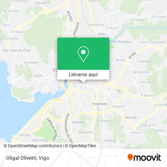 Mapa Oligal Olivetti