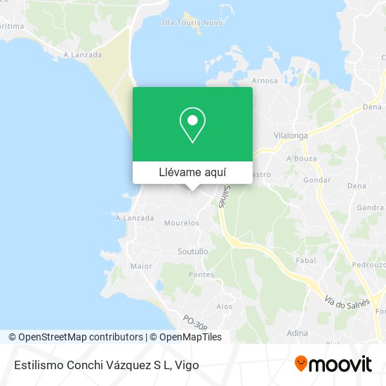 Mapa Estilismo Conchi Vázquez S L
