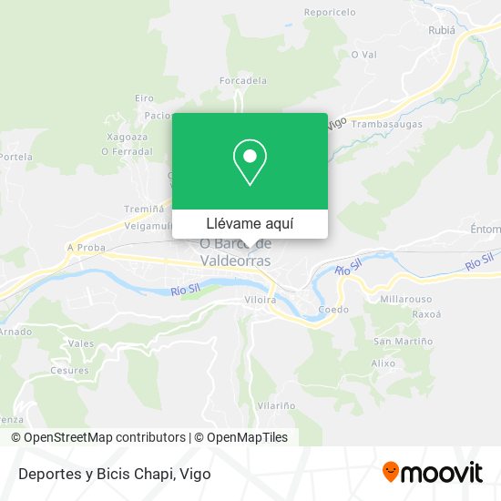 Mapa Deportes y Bicis Chapi