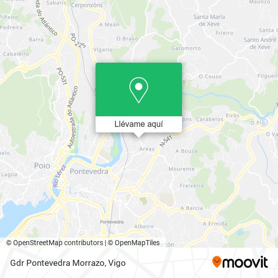 Mapa Gdr Pontevedra Morrazo