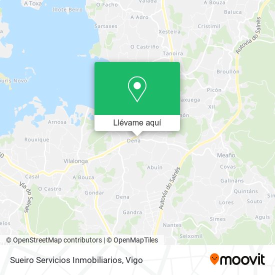 Mapa Sueiro Servicios Inmobiliarios