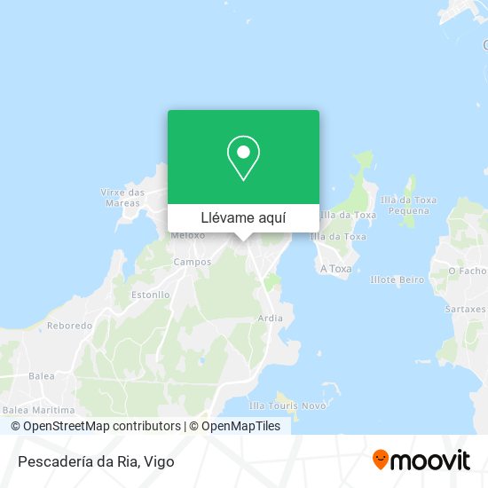 Mapa Pescadería da Ria