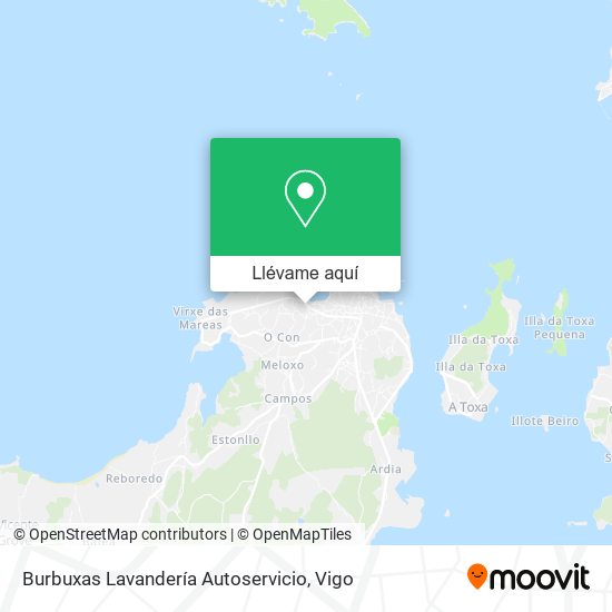 Mapa Burbuxas Lavandería Autoservicio