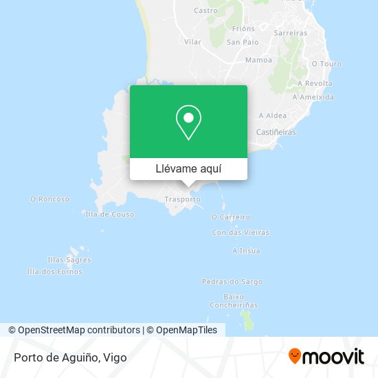 Mapa Porto de Aguiño