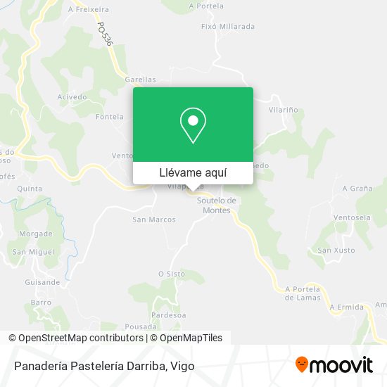 Mapa Panadería Pastelería Darriba