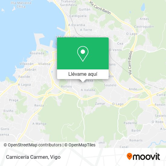 Mapa Carnicería Carmen