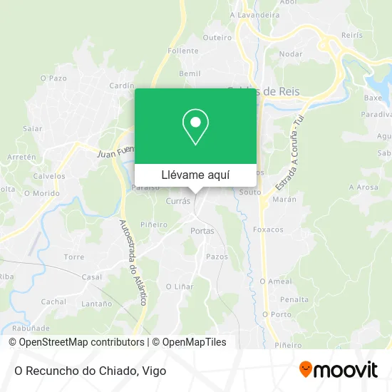 Mapa O Recuncho do Chiado