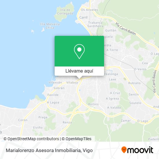 Mapa Marialorenzo Asesora Inmobiliaria